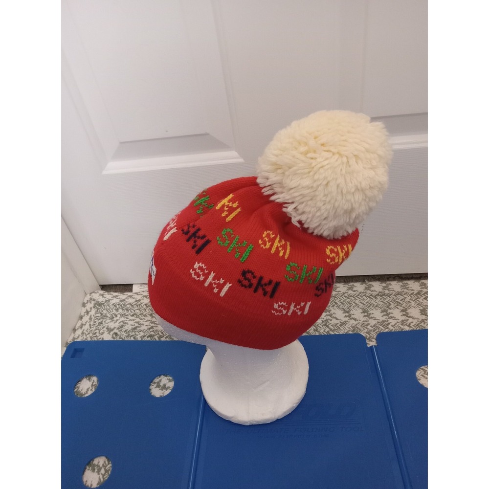 Vintage Canadian Winter Cap, Murray Merkley, 100% Virgin Wool Hat One Size Small - Picture 9 of 16
